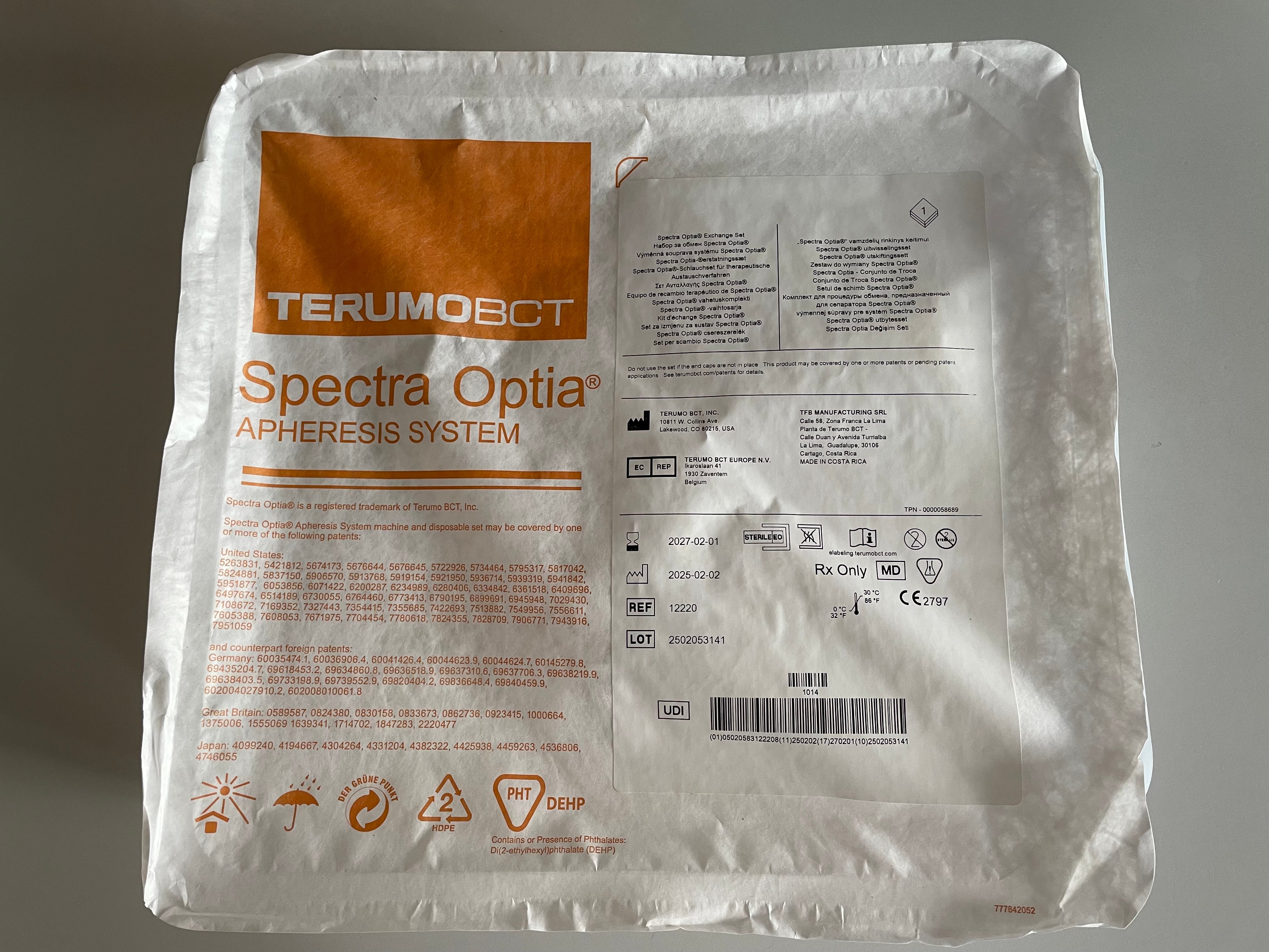 Produktbild - VF000109717 - Utbytesset för terapeutisk aferes 6-pack