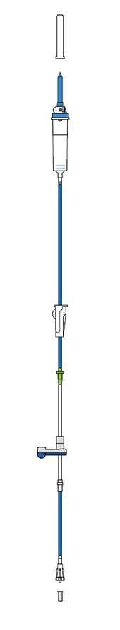 Produktbild - VF000178055 - Infusionsaggregat med Airblock PVC-fri till volympump Agilia