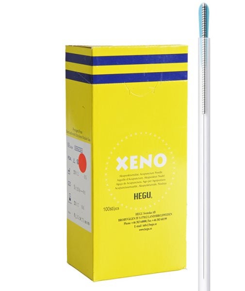 Produktbild - 53287 - Akupunkturnål med hylsa med stålskaft och japansk slipning 0,30x30