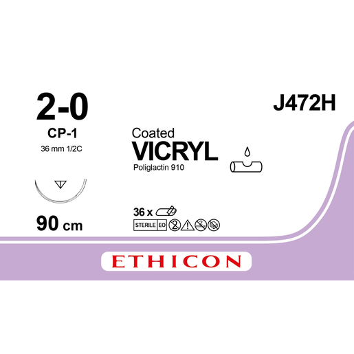 Produktbild - VF000148663 - VICRYL 2-0 CP-1 90CM VIOLET