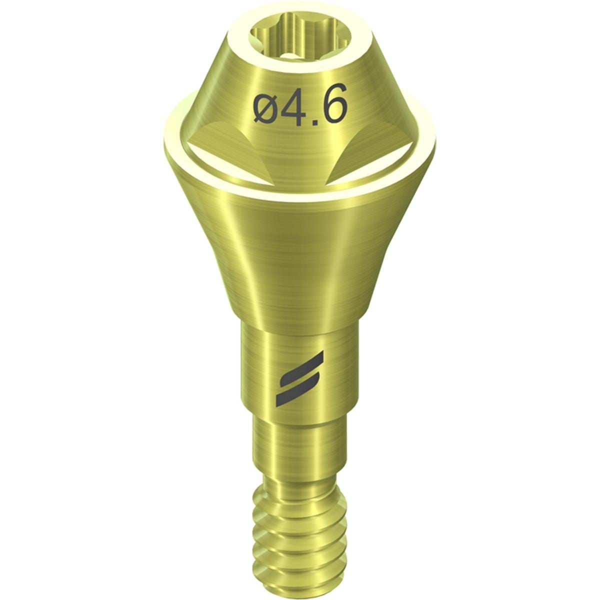 Produktbild - VF000179027 - Skruvretinerad distans NC steril 4,6mm gingivahöjd 2,5mm 0°