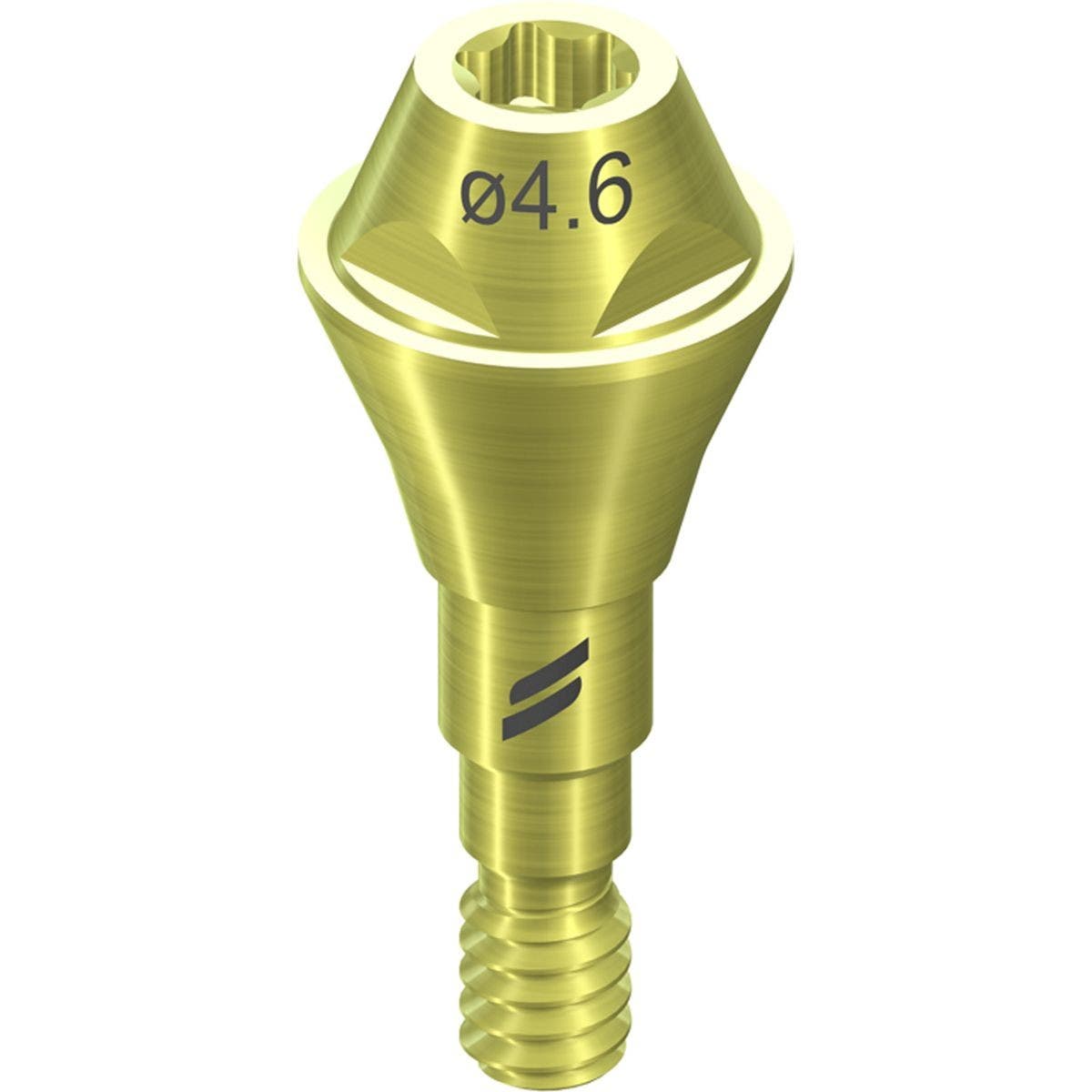 Produktbild - VF000179027 - Skruvretinerad distans NC steril 4,6mm gingivahöjd 2,5mm 0°