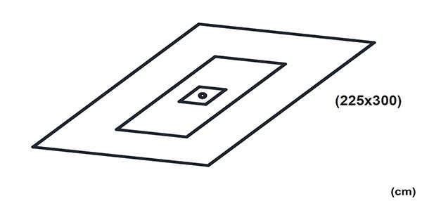 Produktbild - 65309 - EXTREMITETSLAKAN PP 225X300CM ELASTISKT HÅL Ø5CM