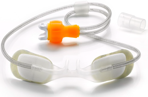 Produktbild - VF000132293 - Näsanslutning med adapter för neonatal ventilatorkrets till Optiflow Junior 2 strl M