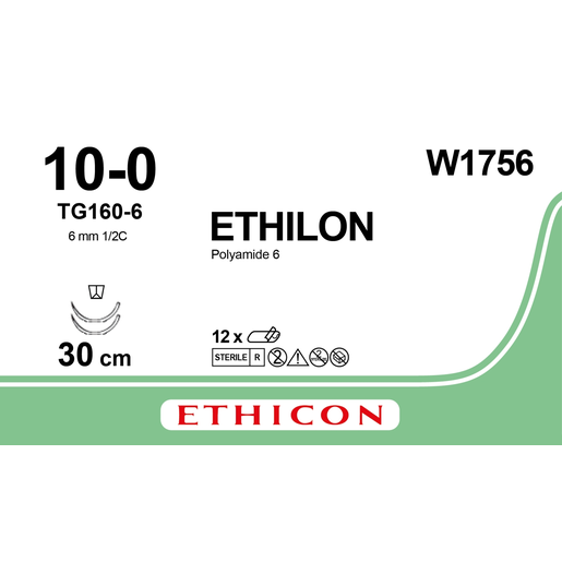 Produktbild - VF000149923 - ETHILON 10-0 2XTG160-6 30CM