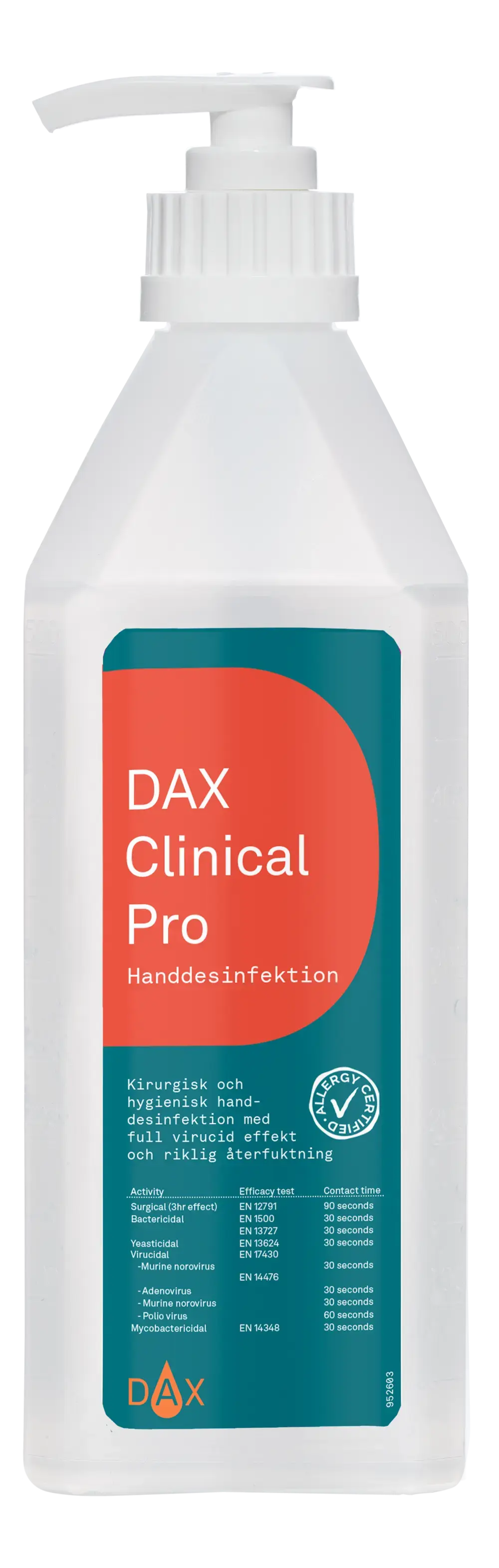Produktbild - VF7009441 - Handdesinfektionsmedel preoperativ med pump 600ml