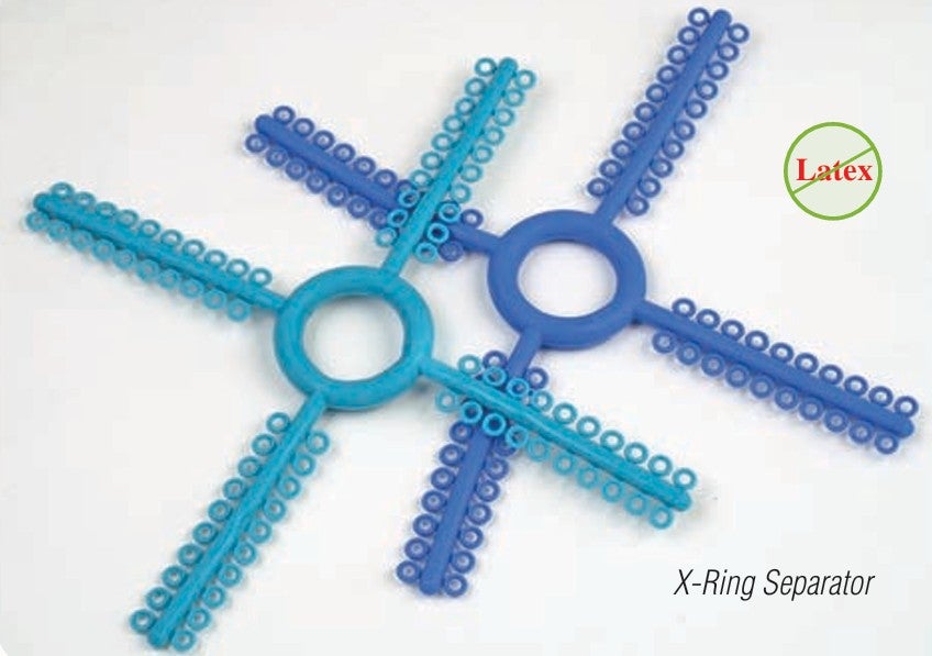 Produktbild - VF000073953 - Elastisk separationsring röntgenopak blå strl L 095 ID