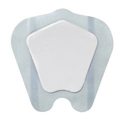 Produktbild - VF7005409 - Polyuretanskumförband sacrum 25X25cm med silikonbeläggning och häftkant