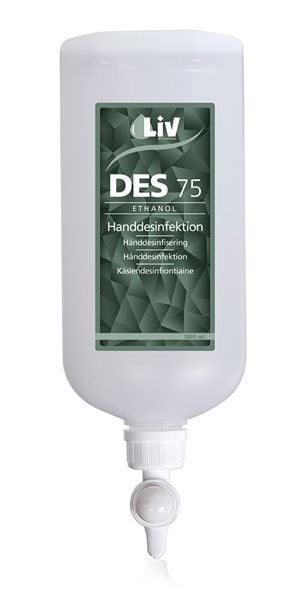 Produktbild - VF000183932 - Handdesinfektionsmedel etanol 75% Dispensopac 1L