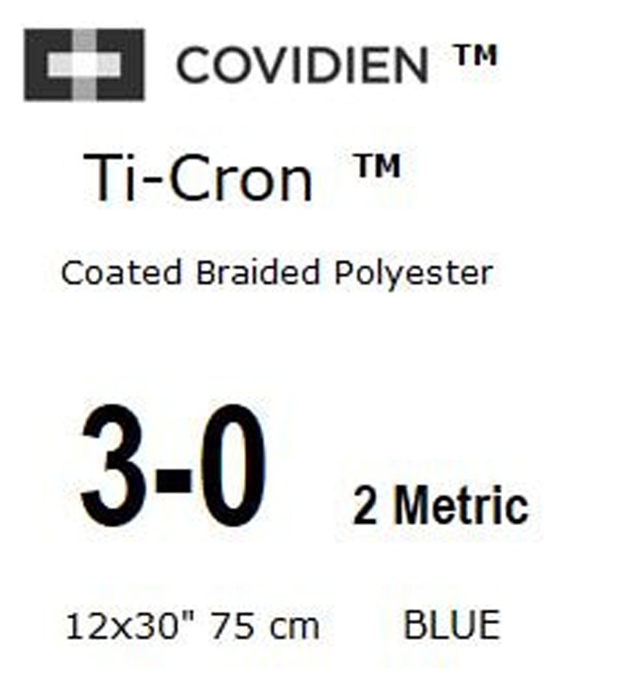 Produktbild - VF000150596 - TICRON™ 3-0 BLUE 12x75CM PRECUT x24