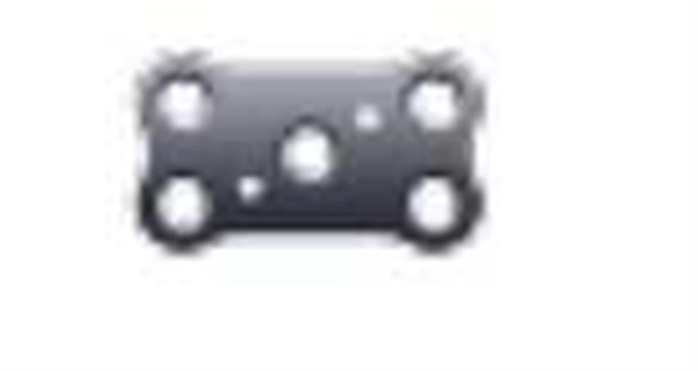 Produktbild - VF000191447 - RECTANGULAR PLATE WITH LOCKING HOLE