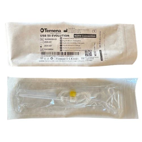 Produktbild - VF000178067 - Plexuskanyl NRFit med ultraljudsmarkering singleshot 30° 22Gx50mm