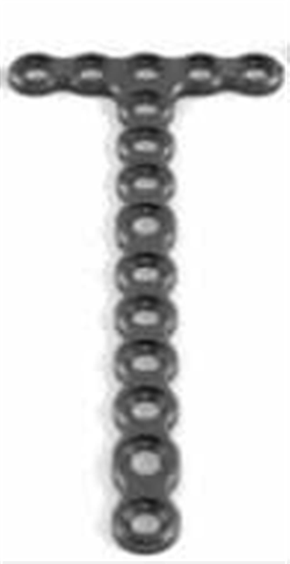 Produktbild - VF000191527 - Narrow Locking T-Plate VariAx2 Mini Fragment  2.7;  L:87mm / 5x10 holes