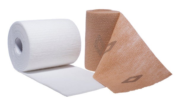 Produktbild - VF7002998 - Kompressionsbinda 2-lager för venösa sår och ödem polyester 18x25cm 2-pack