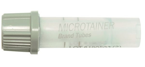 Produktbild - 54037 - Rör kapillärprov 300µl grå glukosanalys