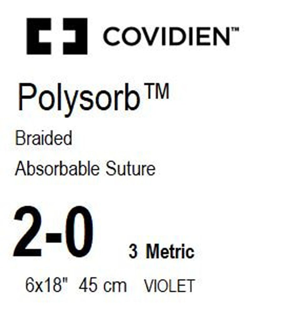 Produktbild - VF000150566 - POLYSORB™ 2-0 VIOLET 6x45CM PRECUT x24