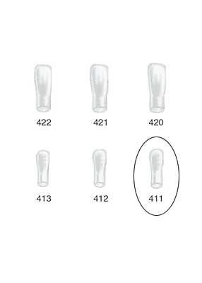 Produktbild - VF000175099 - Kronformar anterior nr 411 refill till pos 3 5-pack