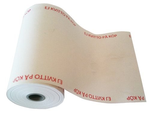 Produktbild - 47279 - Kvittorulle till BABS MFL thermo 1-blad utan bisfenol-A ej på köp vit med flera 57mmx25m kärna 12mm