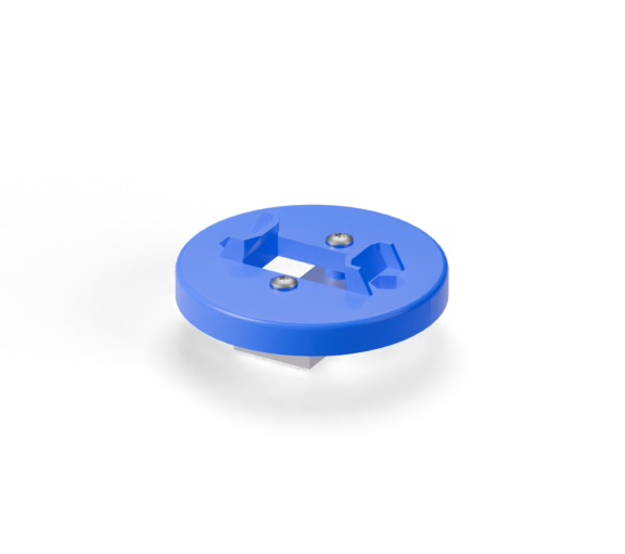 Produktbild - VF000132189 - Hållare för burk för stickande och skärande avfall för IVA-skena 1,63L
