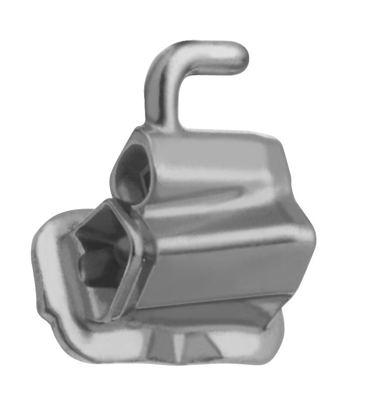 Produktbild - VF000141395 - Buckaltub dubbel rostfritt stål för vänster överkäke 0.022" torque -10° distal offset 15° 10-pack