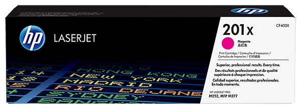 Produktbild - 64534 - Toner till HP 201X skrivare 2300 sidor M252 M274 M277 magenta