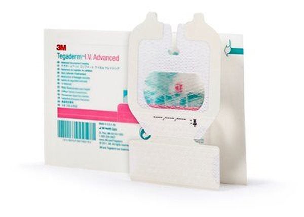 Produktbild - 52208 - Infartsfixering plastfilm utan slits med nonwoven-kant till CVK/EDA 10x12cm