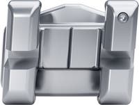 Produktbild - VF000135441 - DB Bracket rostfritt stål mini MS för första bicuspid i underkäken 0.018" torque -11° angulerad 0° rotation 0° krok