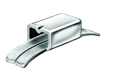 Produktbild - VF000138587 - Lingual fästplatta slitsad utan inbuktning 0,036"