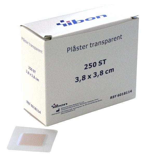 Produktbild - 56848 - Plastplåster transparent 38x38mm