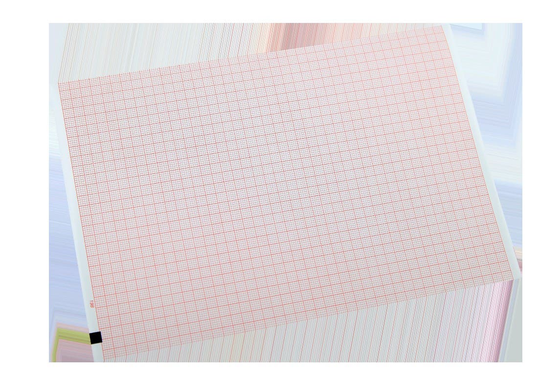 Produktbild - VF000152712 - Registerpapper EKG veckat med rutnät 210x140mm 160 blad