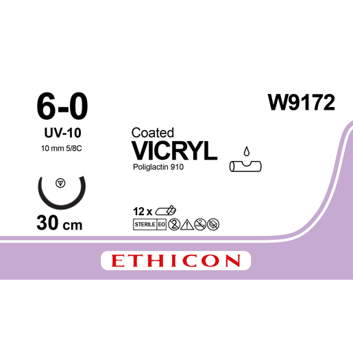 Produktbild - VF000148881 - VICRYL 6-0 UV-10 30CM