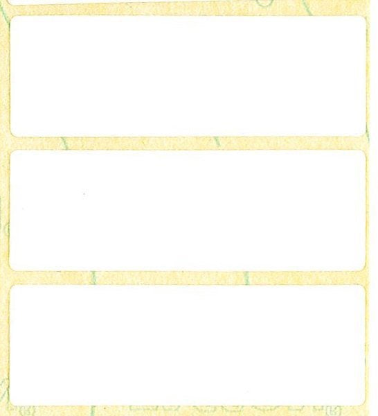 Produktbild - 57655 - Etikett avtagbar Fasson R100 65x22mm 500st/rulle