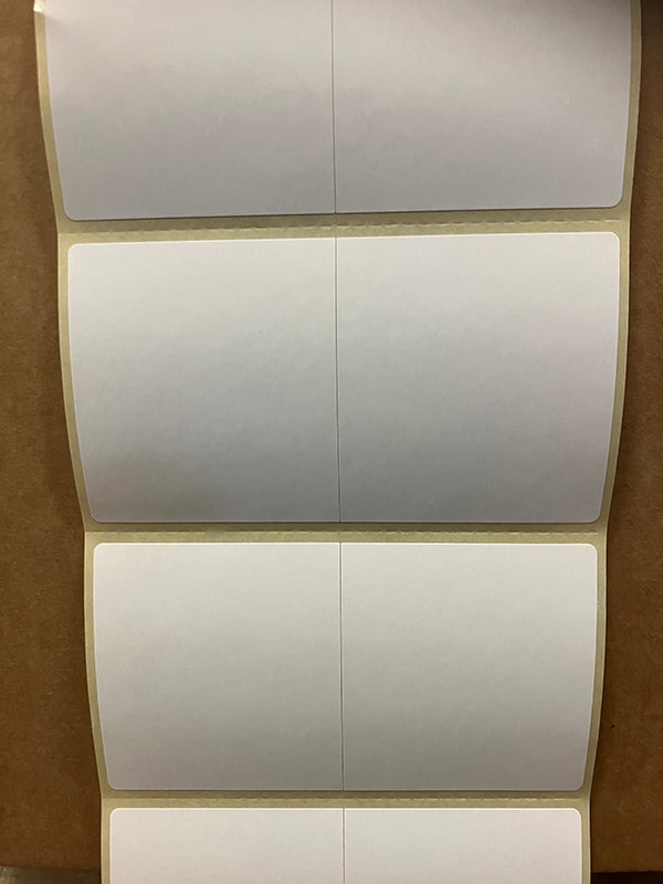 Produktbild - 62710 - Etikett thermo avtagbar 102x56mm 1000st/rulle