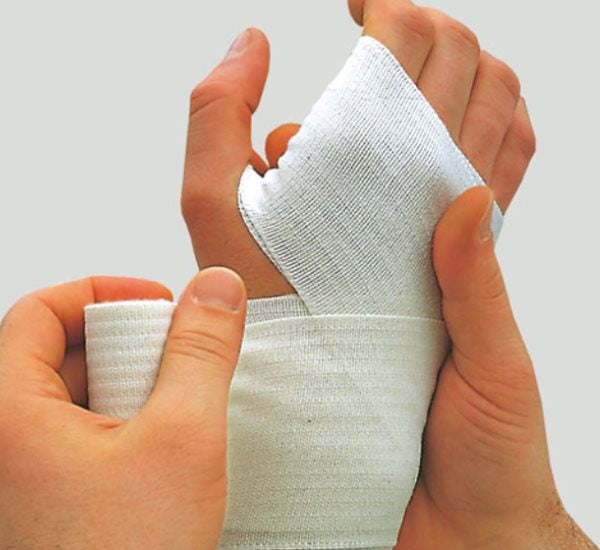 Produktbild - 56938 - Stödbinda bomull/syntet 6cmx5m