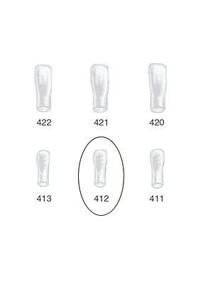 Produktbild - VF000175100 - Kronformar anterior nr 412 refill till pos 3 5-pack