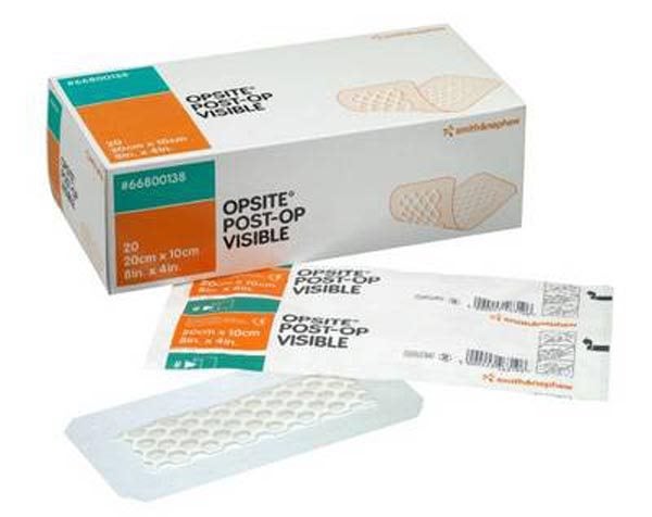 Produktbild - 45701 - Sårfilm med nätmönstrad sårdyne 10x20cm