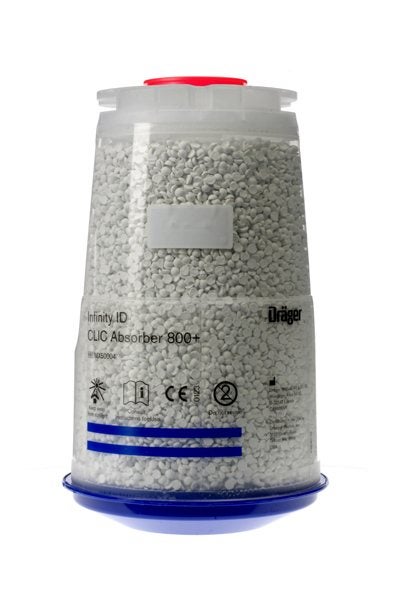 Produktbild - 46505 - Absorberbehållare för narkoskalk med RFID-funktion till Drägersorb CLIC 800+ Primus/IE