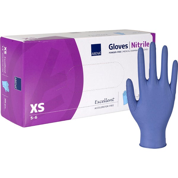 Produktbild - 63892 - Plasthandske parförpackad på papper strl M