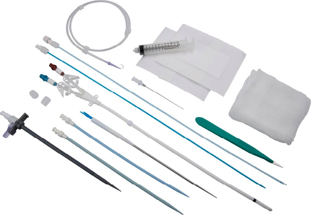 Produktbild - VF000177957 - Korttidskateter CDK set 3-lumen rak 12,5Fr 20cm