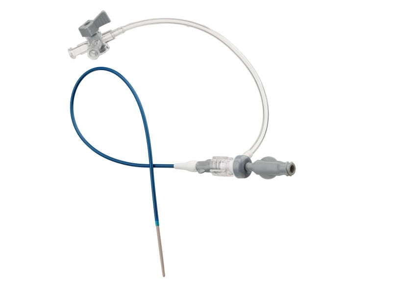 Produktbild - VF000152894 - Introducer Halo One armerad och coatad med avtagbart hemostatiskt valv 0.035" 4Fr 70cm