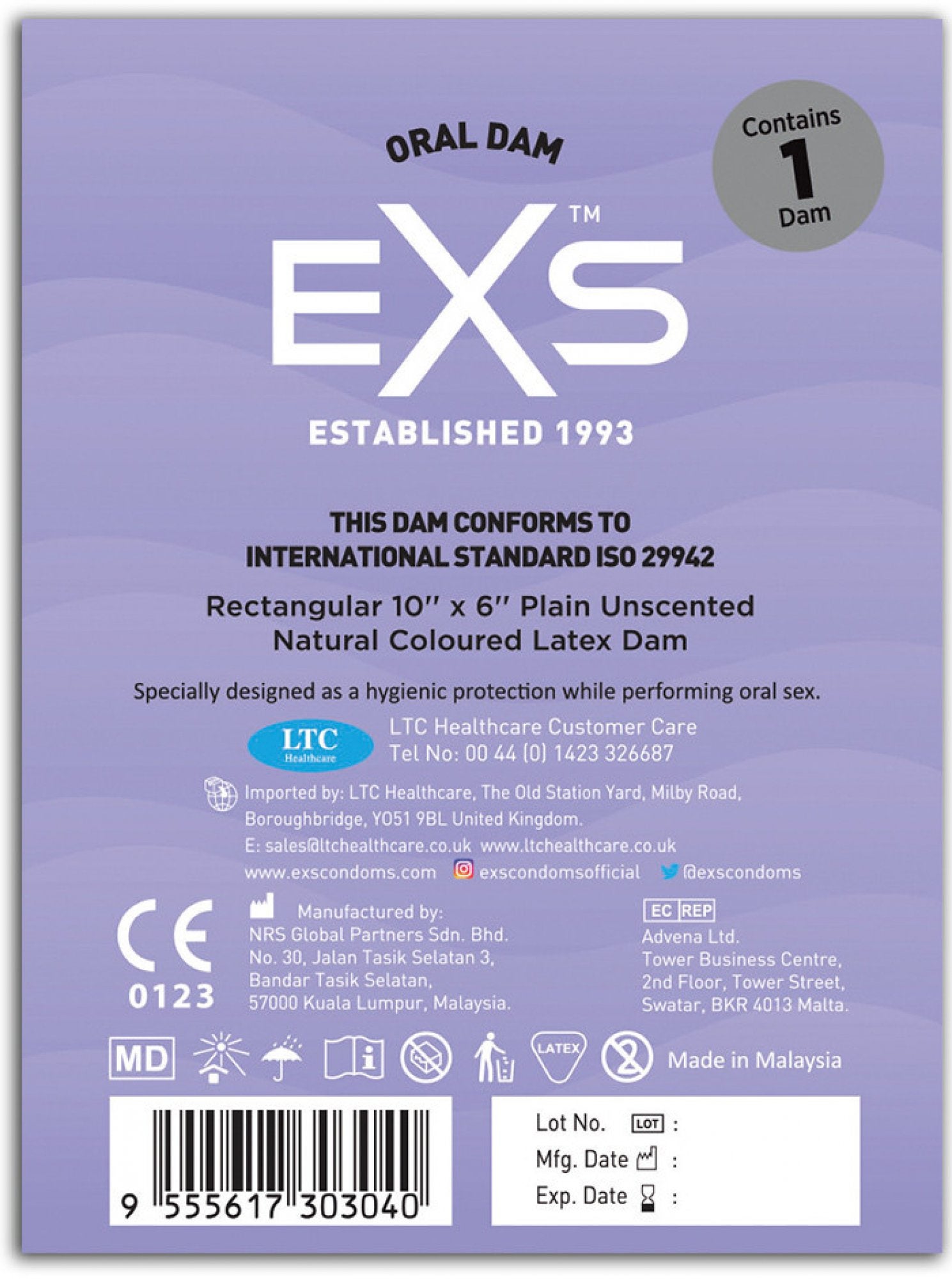 Produktbild - VF000166318 - EXS SLICKLAPP 25x15x0,06 12-PACK UTAN SMAK