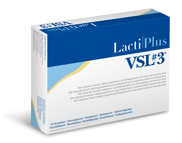 Produktbild - VF000185872 - Lactiplus VSL3 kosttillägg högdosera probiotika dospåsar