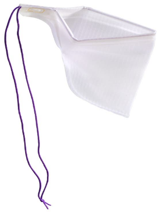 Produktbild - VF000163000 - Vävnadsuppsamlingspåse rip-stop nylon lös påse 10mm port volym 225ml 0,2x16x7,5cm