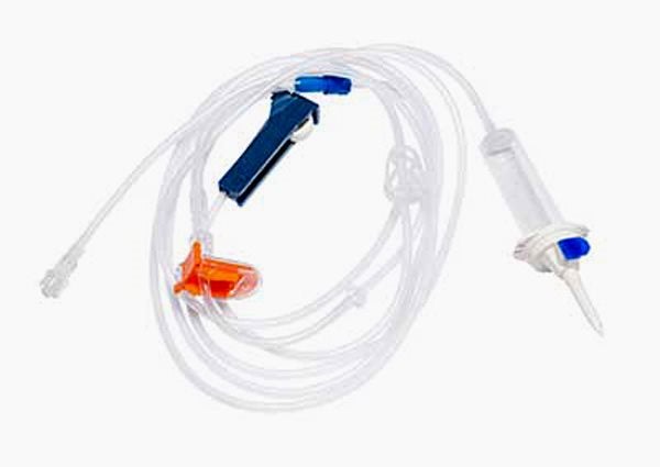 Produktbild - 40717 - Infusionsaggregat lågabsorption till volympump Alaris GP