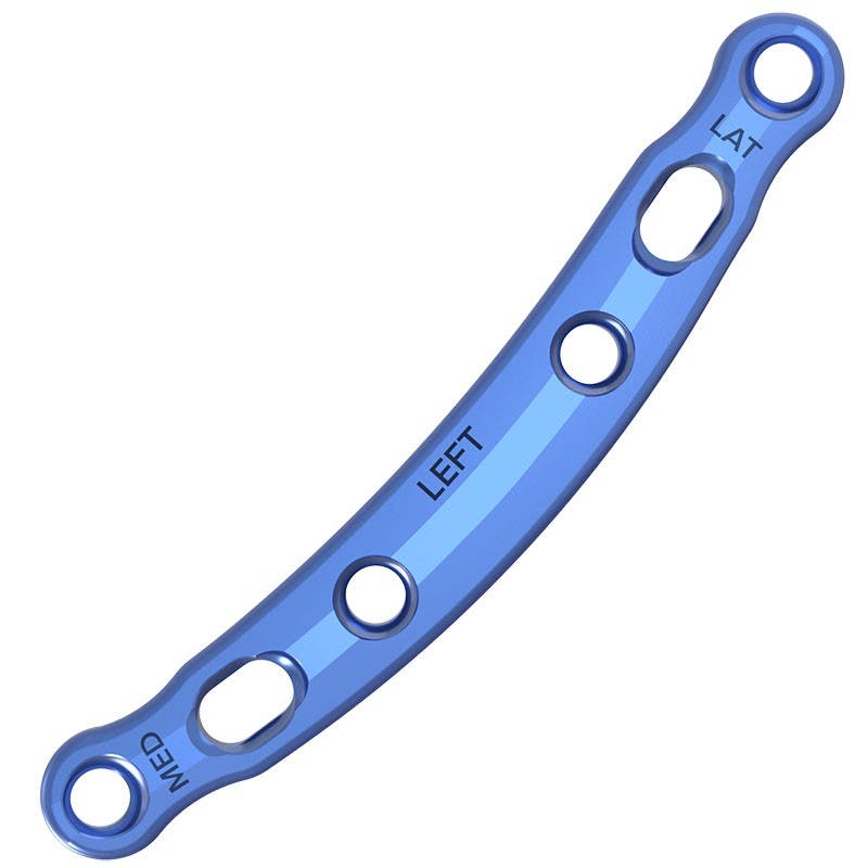 Produktbild - VF000193111 - Platta medial/diafysär clavikel vänster smal 6 hål längd 70-125mm