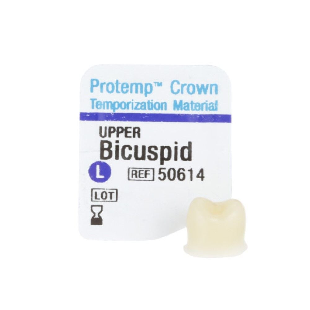 Produktbild - VF000184977 - Singelkrona i komposit premolar överkäke strl L 5-pack