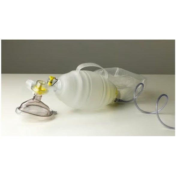 Produktbild - 55403 - Andningsballong med övertrycksventil mask och blåsa vuxen >20kg nr 4