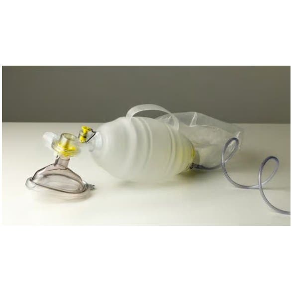 Produktbild - 55403 - Andningsballong med övertrycksventil mask och blåsa vuxen >20kg nr 4