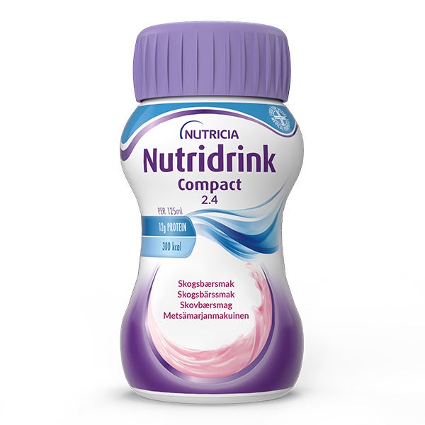 Produktbild - 64147 - Nutridrink Compact kosttillägg energirik skogsbär 240kcal/100ml 125ml