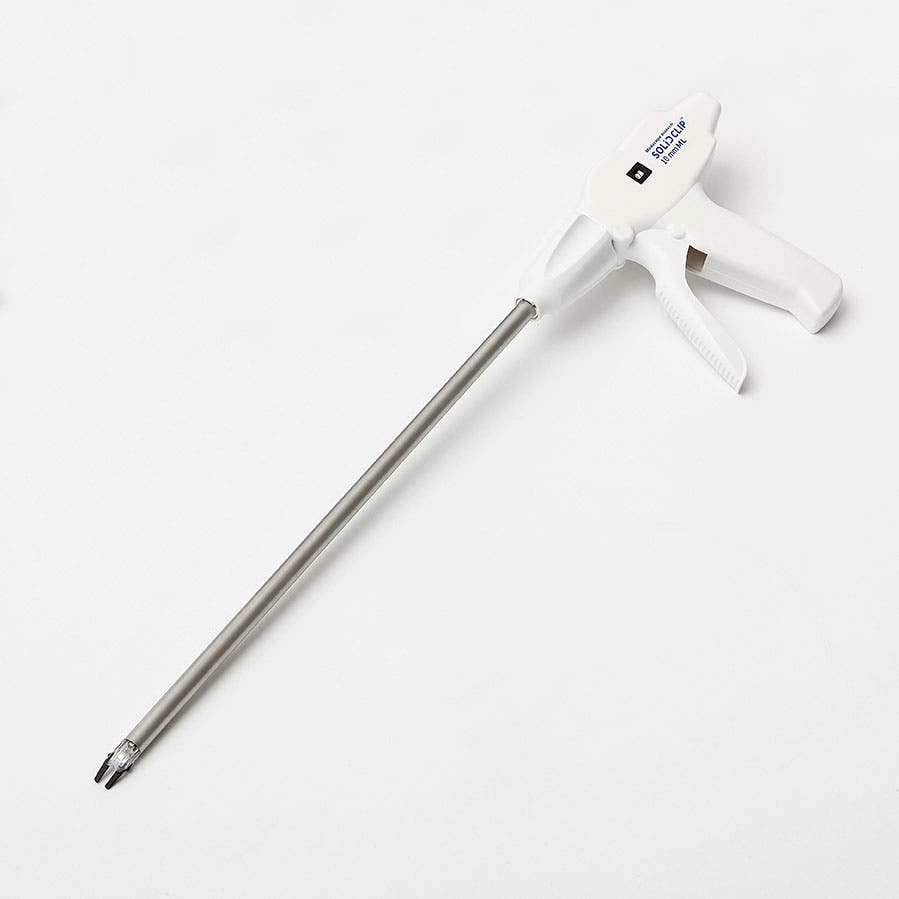 Produktbild - VF000162413 - Clipapplikator engångs med integrerat magasin och 10 titanclips för vävnad 10mm strl M/L